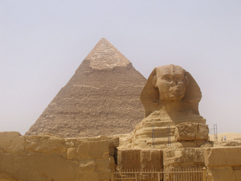 Get away to Cairo, Egypt Sphynx and Great Pyramid in Giza