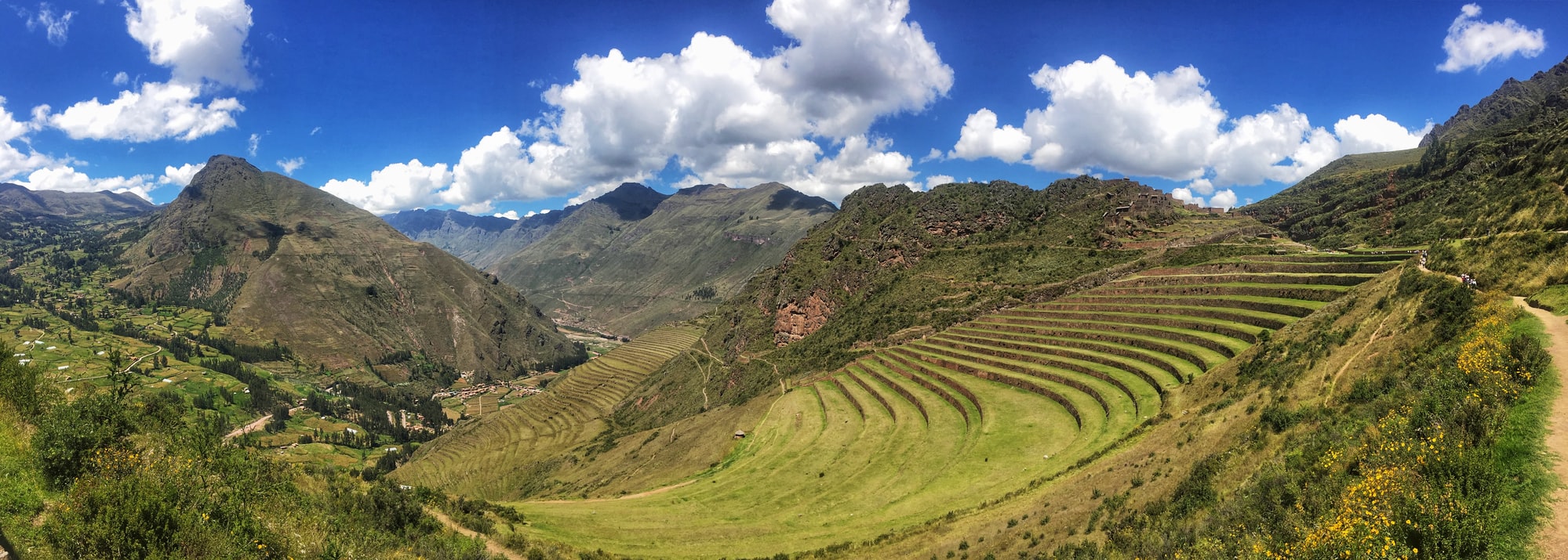 Incan Terraces at Ollantaytambo 